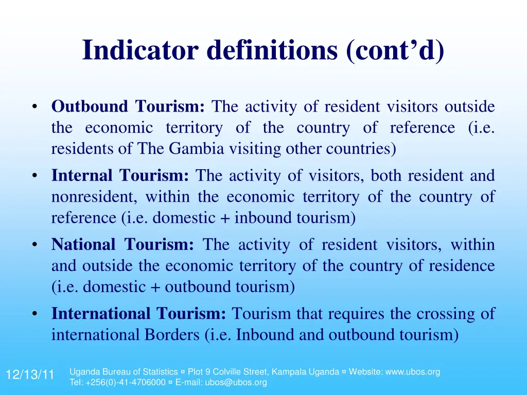 indicator definitions cont d