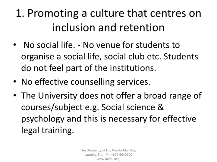 1 promoting a culture that centres on inclusion