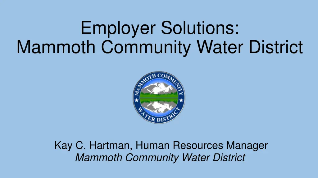 employer solutions mammoth community water 1