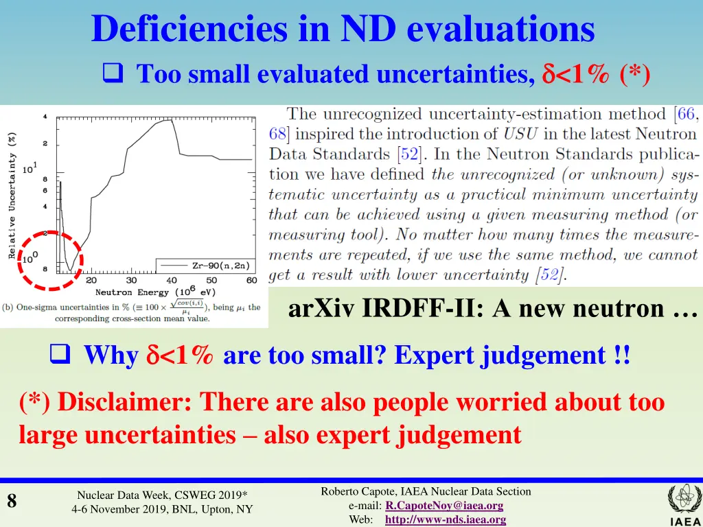 deficiencies in nd evaluations too small