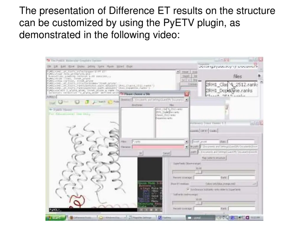 the presentation of difference et results