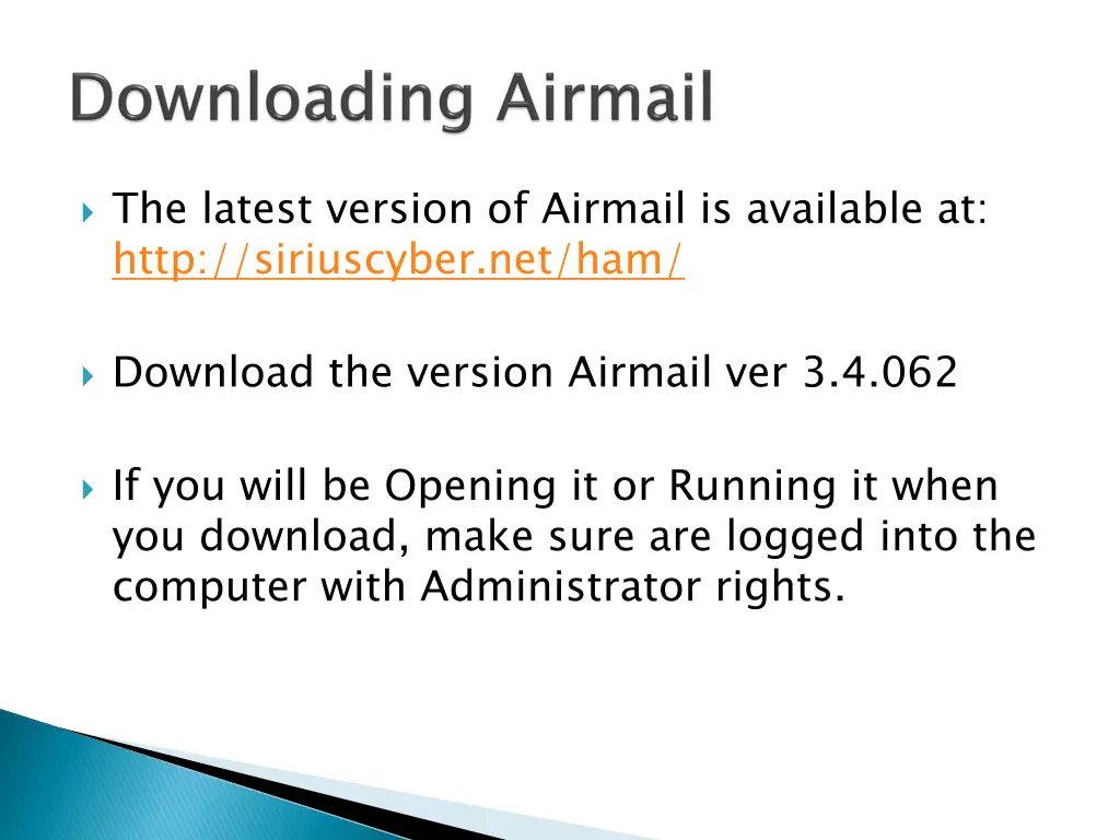 the latest version of airmail is available