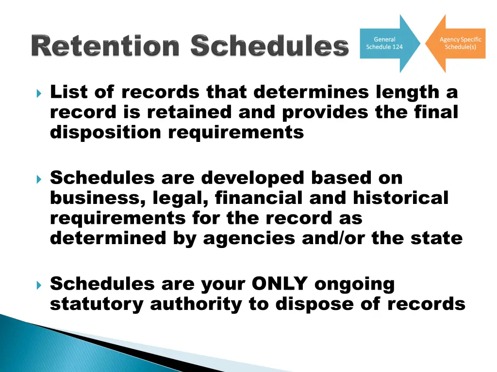 list of records that determines length a record