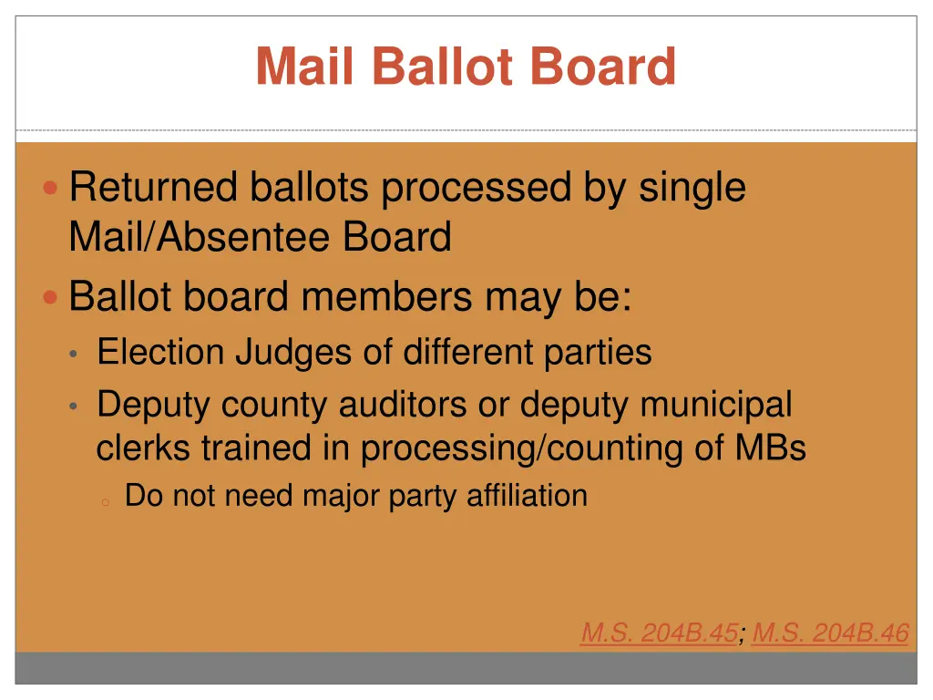 mail ballot board 1