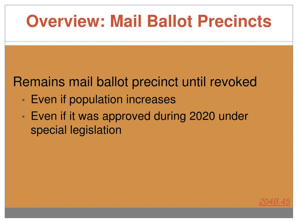 overview mail ballot precincts 1