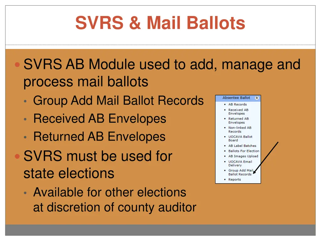 svrs mail ballots