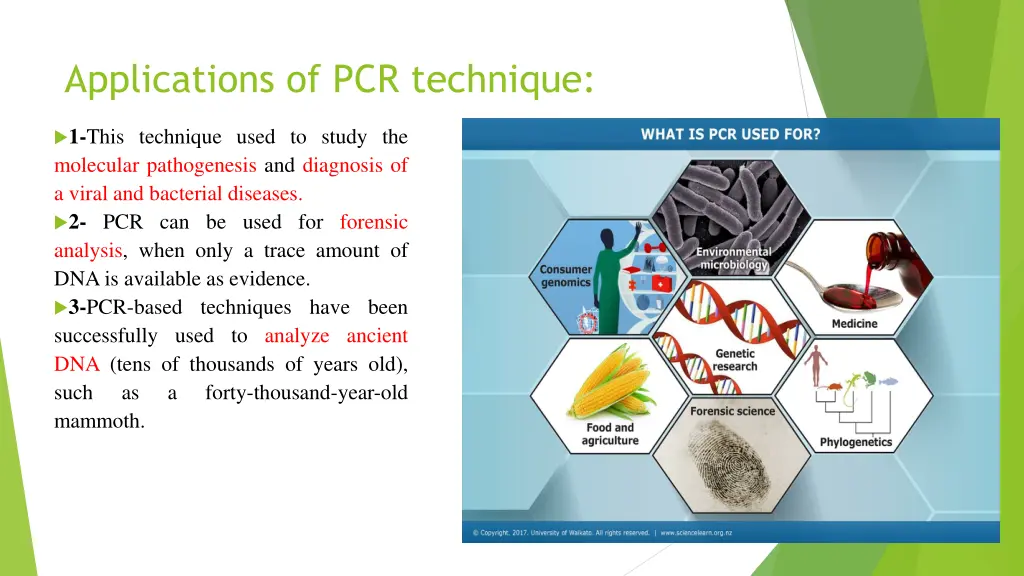 applications of pcr technique