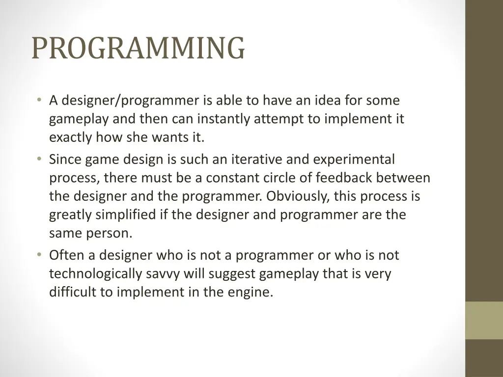 programming