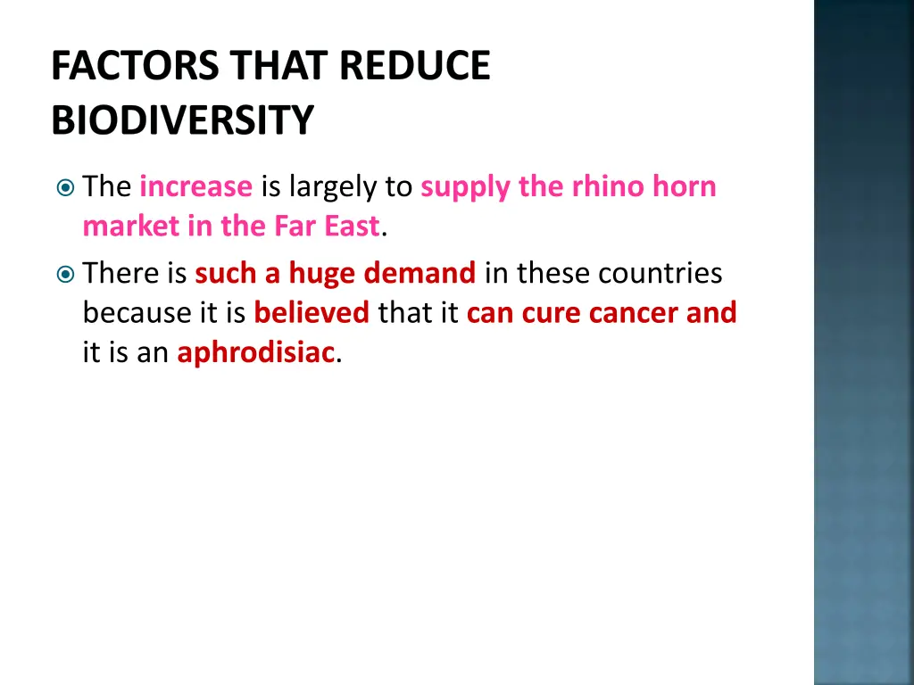 factors that reduce biodiversity 11