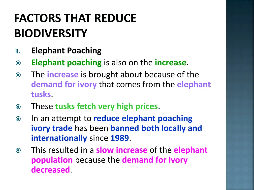 factors that reduce biodiversity 13