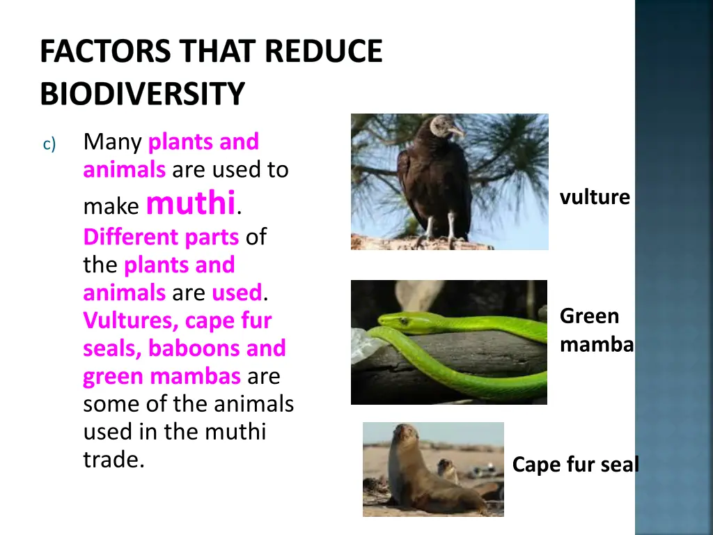 factors that reduce biodiversity 8