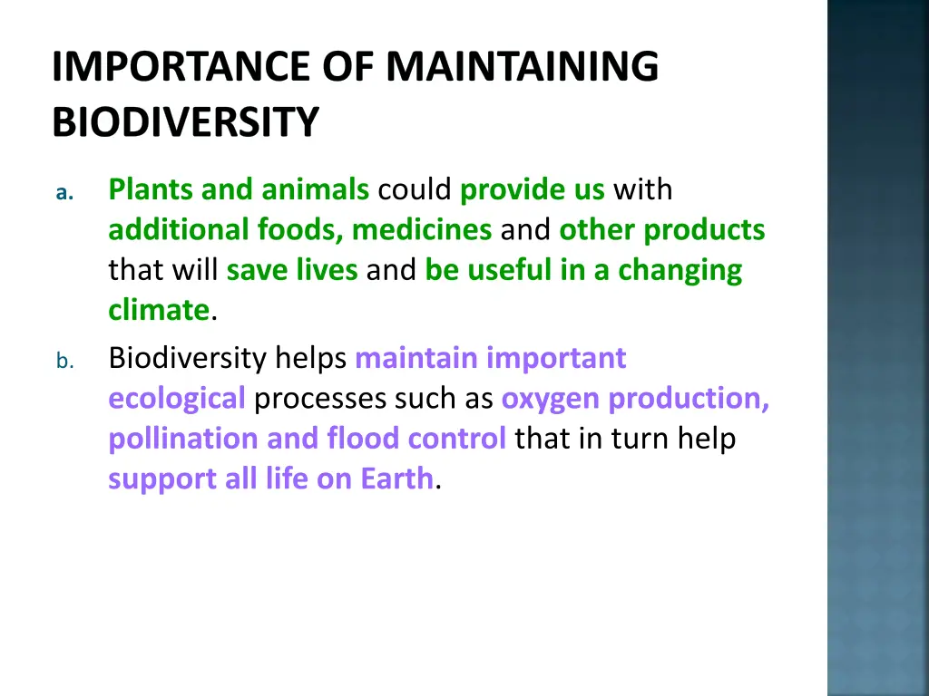 importance of maintaining biodiversity 5