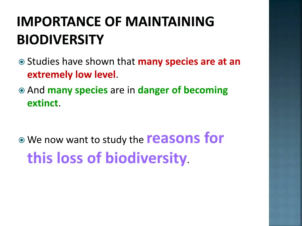 importance of maintaining biodiversity 8