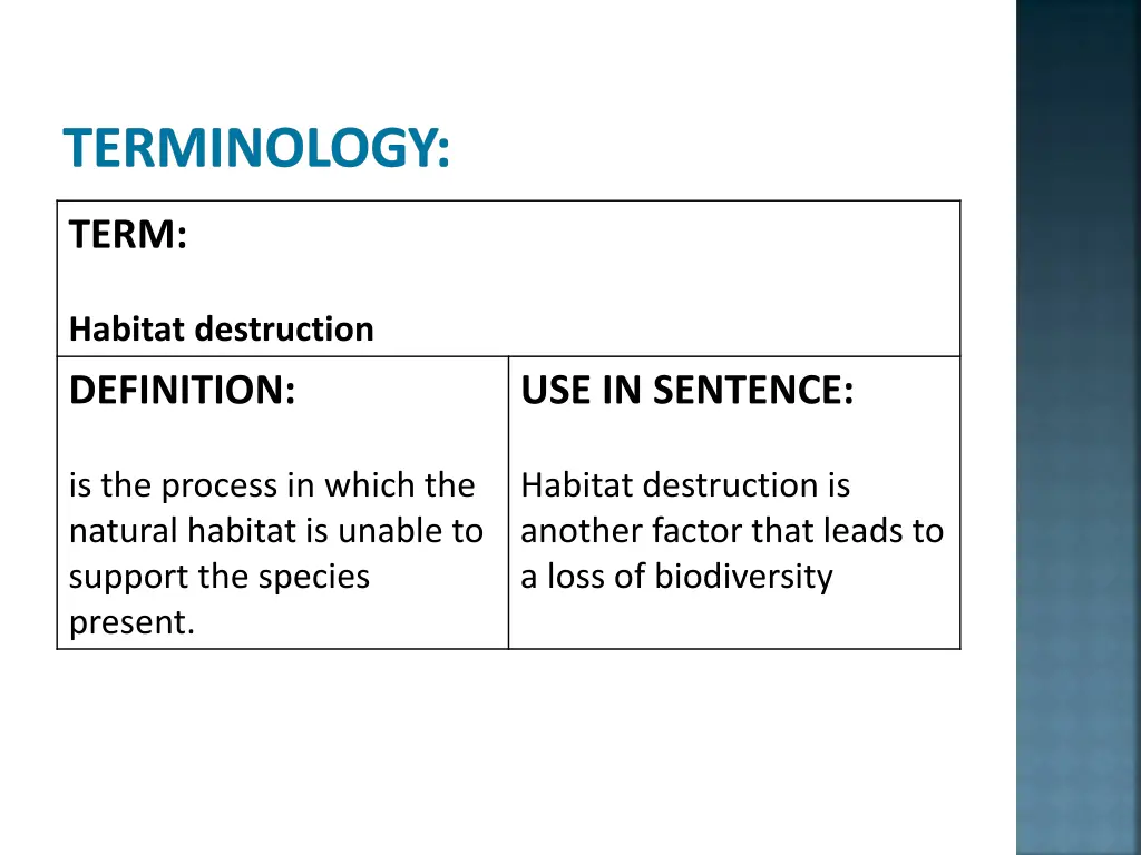 terminology 2