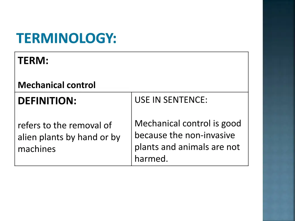 terminology 3