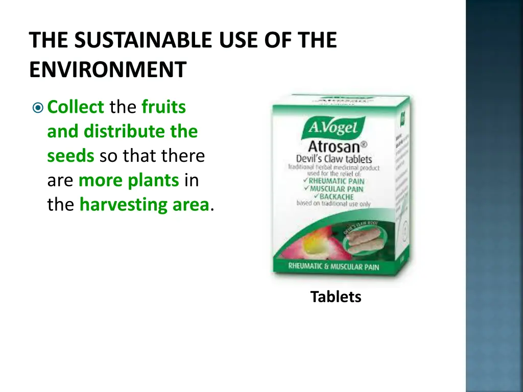 the sustainable use of the environment 8