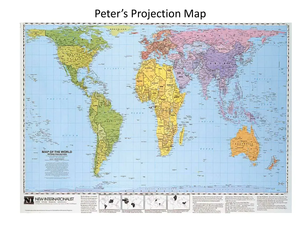 peter s projection map