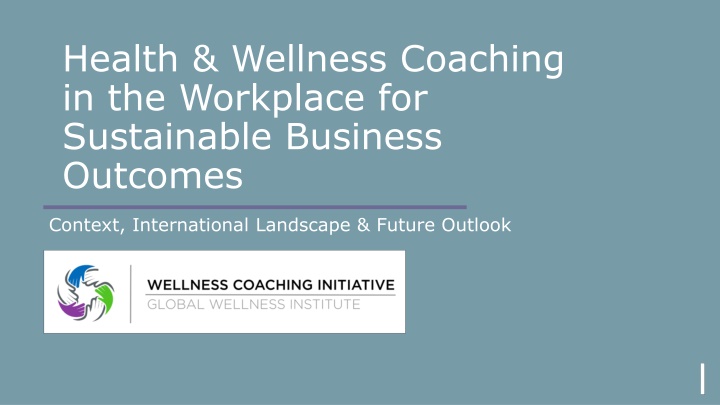 health wellness coaching in the workplace