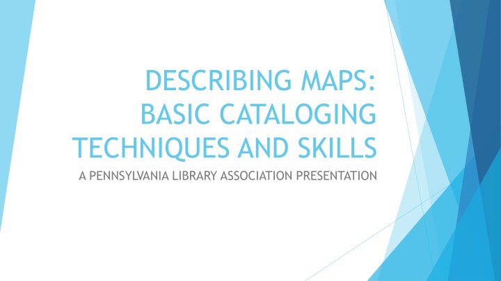 describing maps basic cataloging techniques