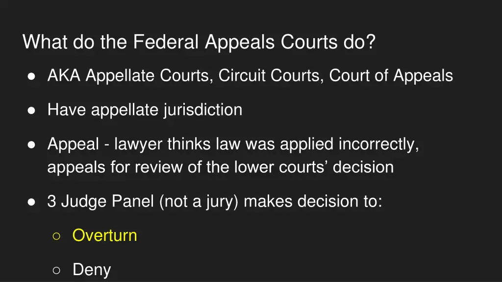 what do the federal appeals courts do