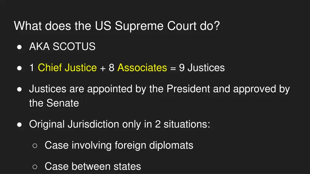 what does the us supreme court do