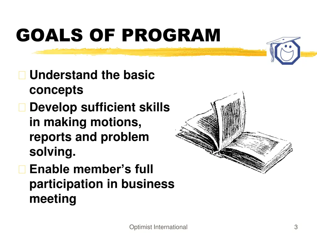 goals of program