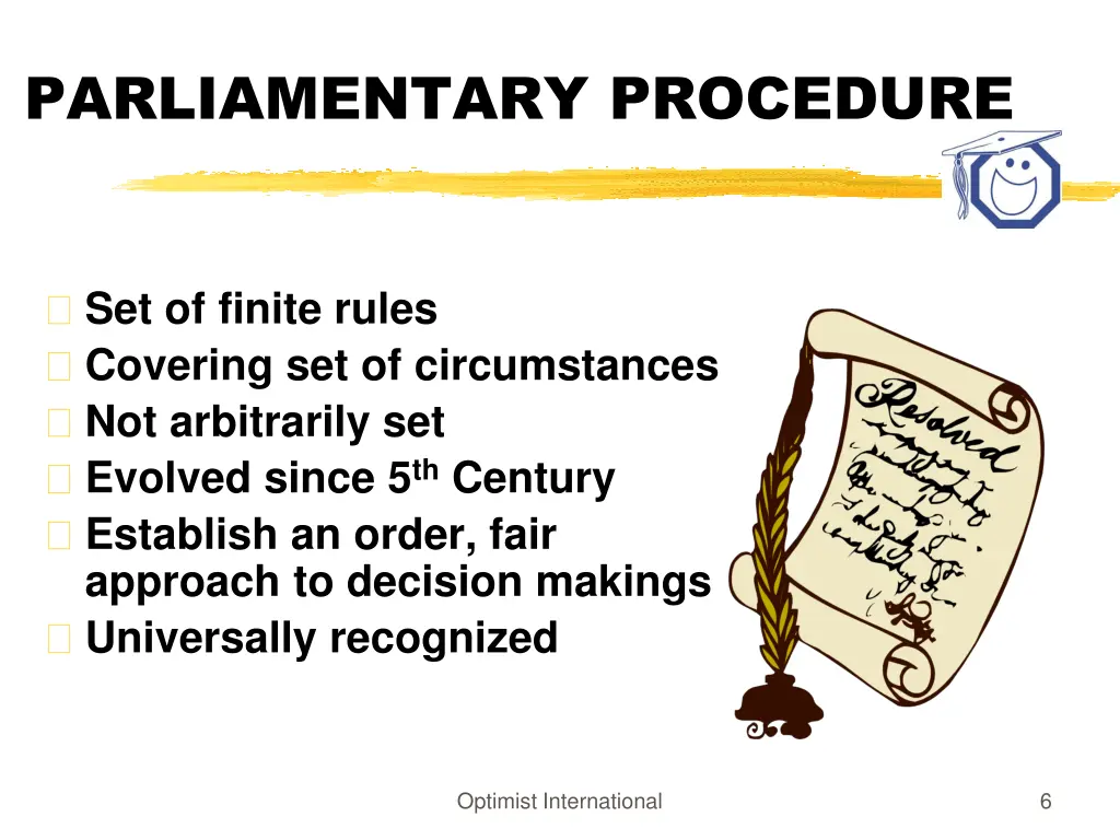 parliamentary procedure 1