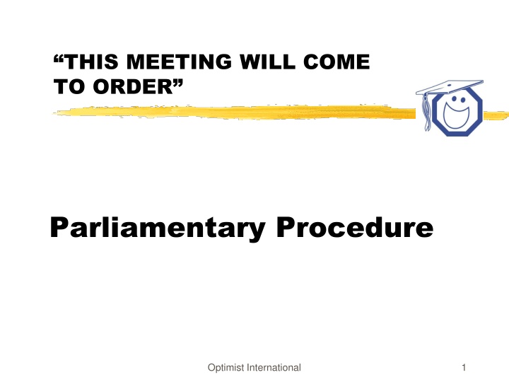 this meeting will come to order