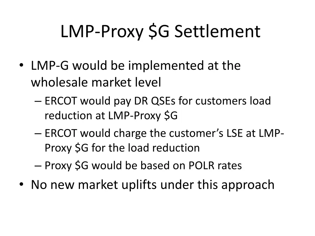 lmp proxy g settlement