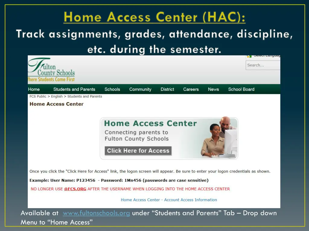 home access center hac track assignments grades