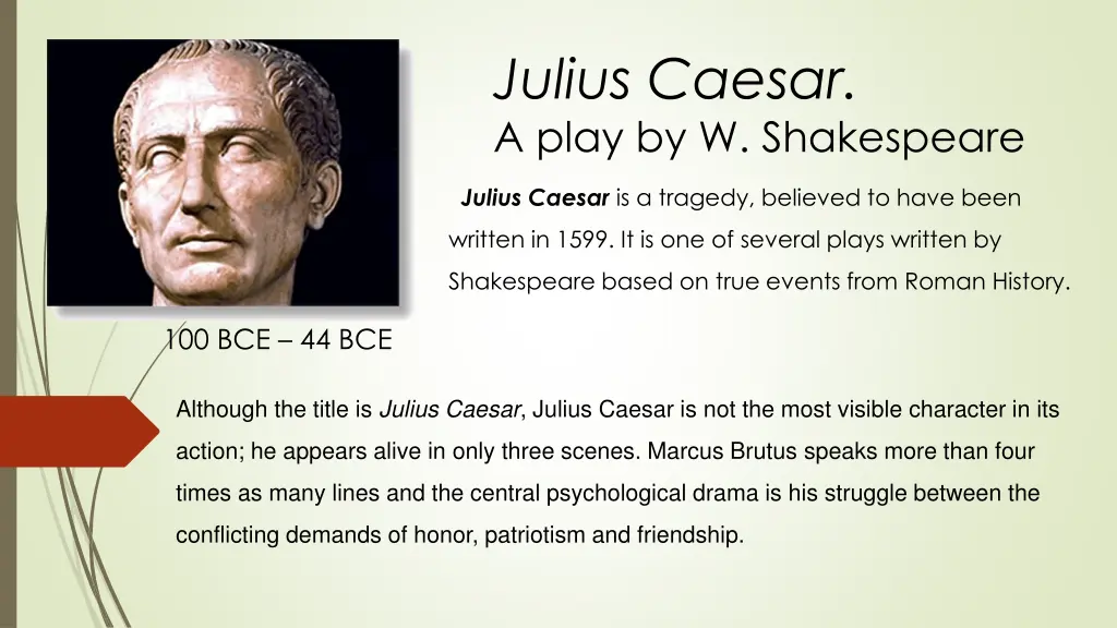 julius caesar a play by w shakespeare