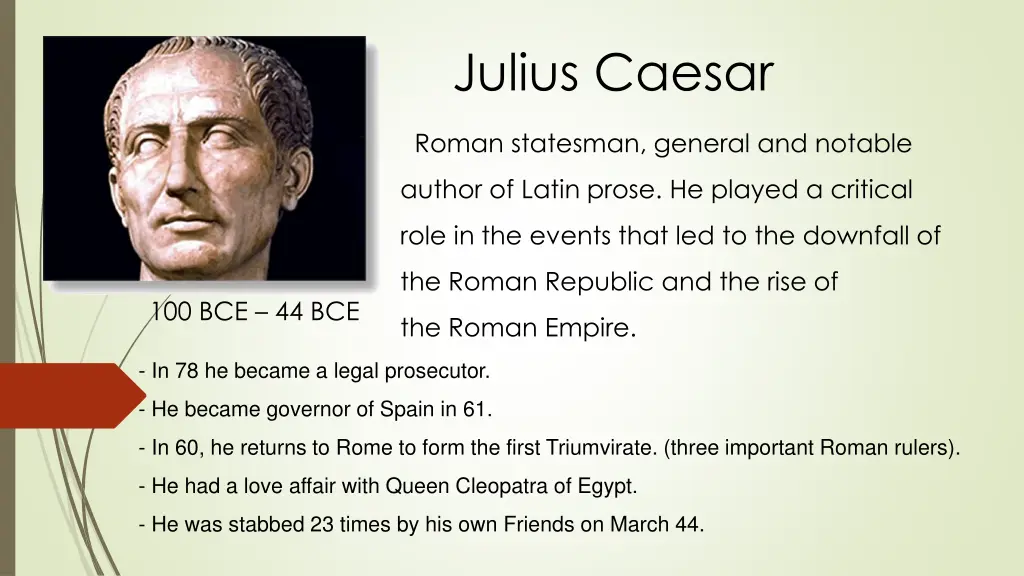 julius caesar