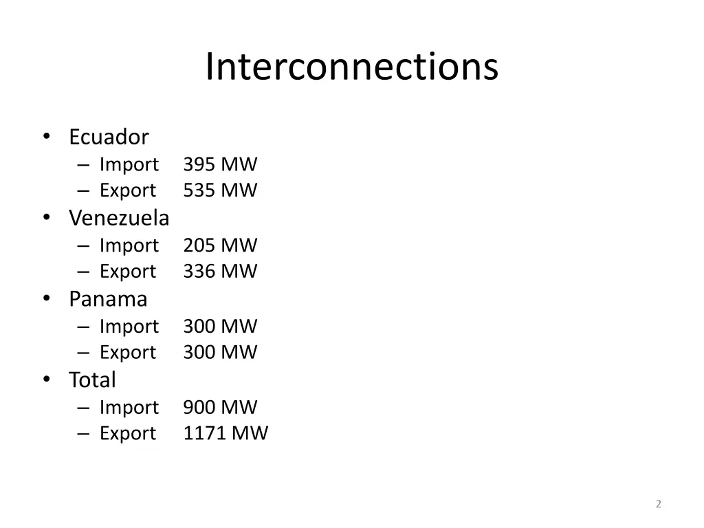 interconnections