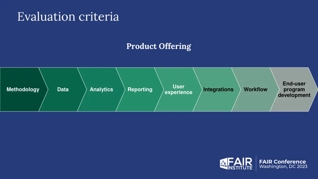 evaluation criteria