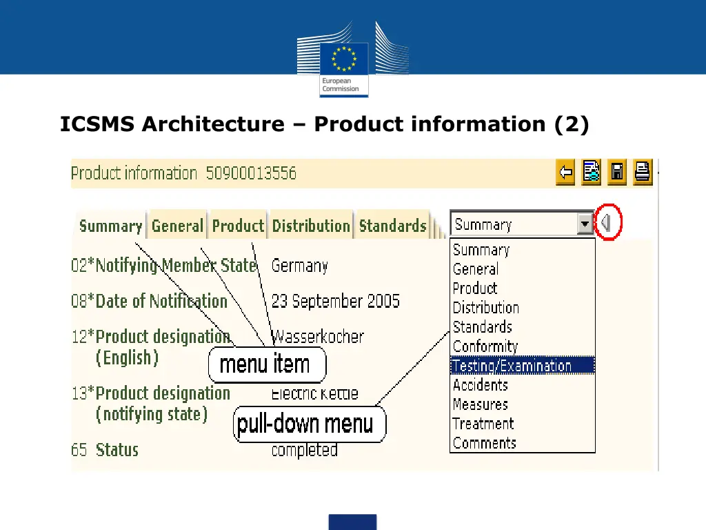 icsms architecture product information 2