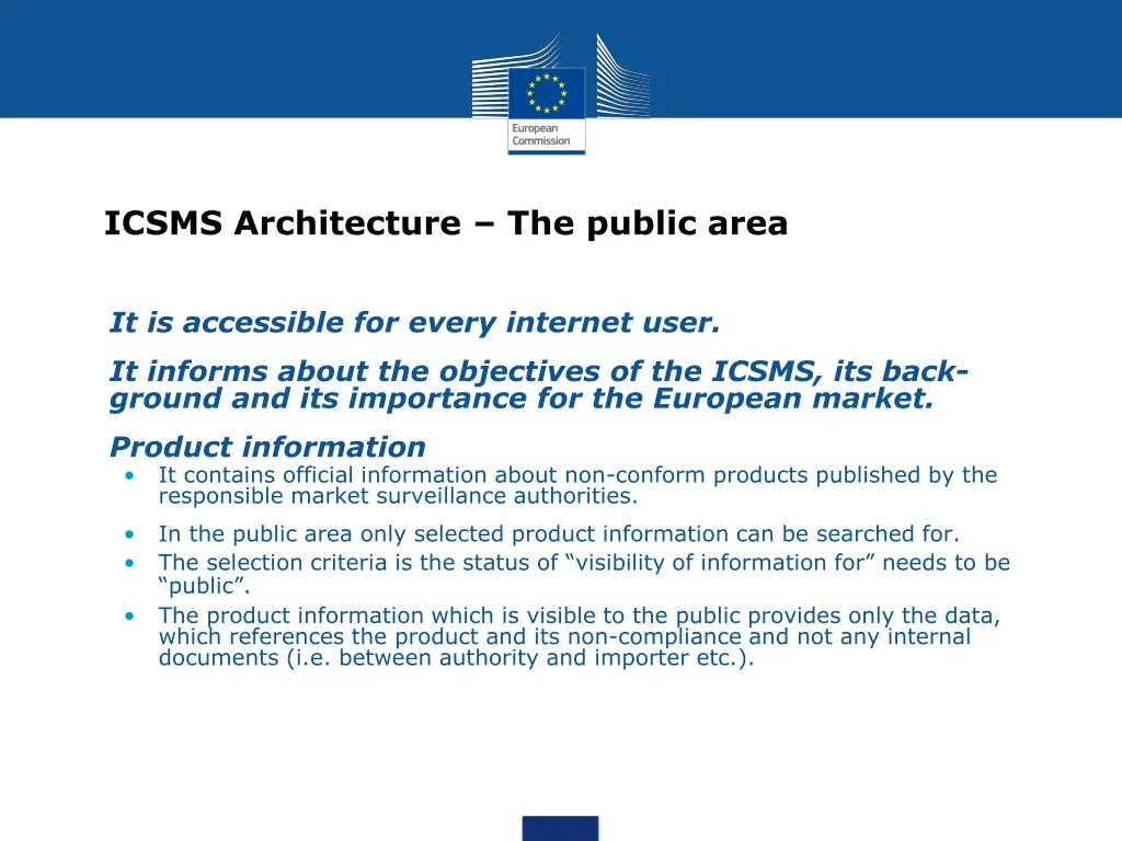 icsms architecture the public area