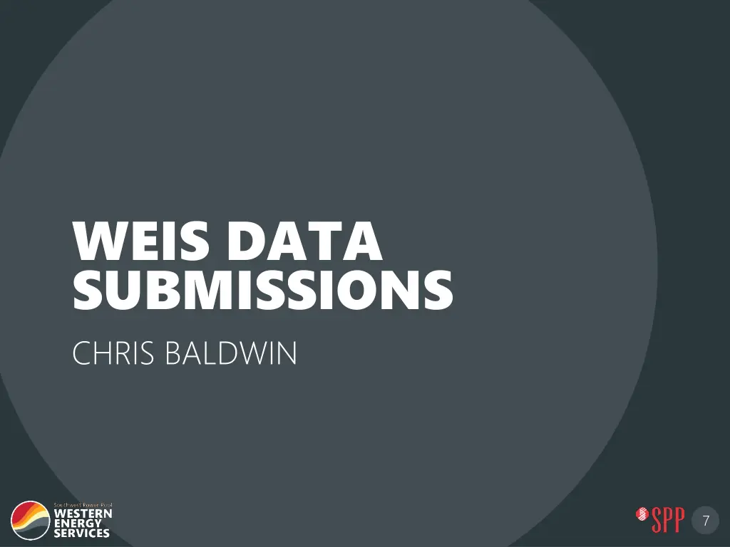 weis data submissions chris baldwin