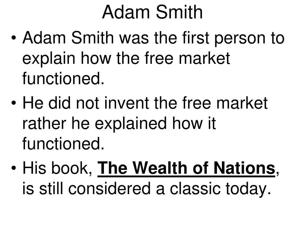 adam smith