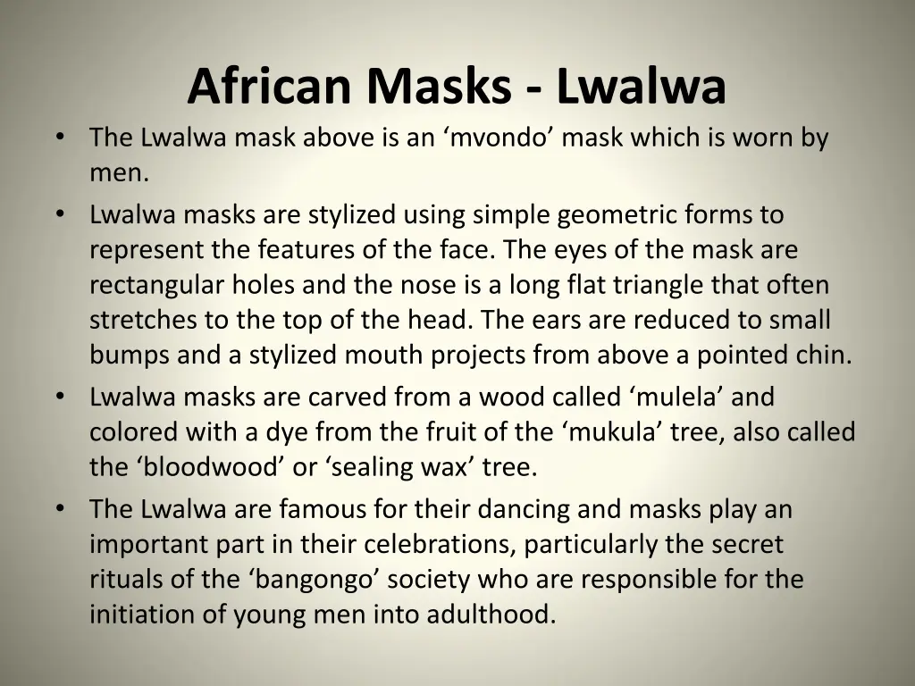 african masks lwalwa the lwalwa mask above