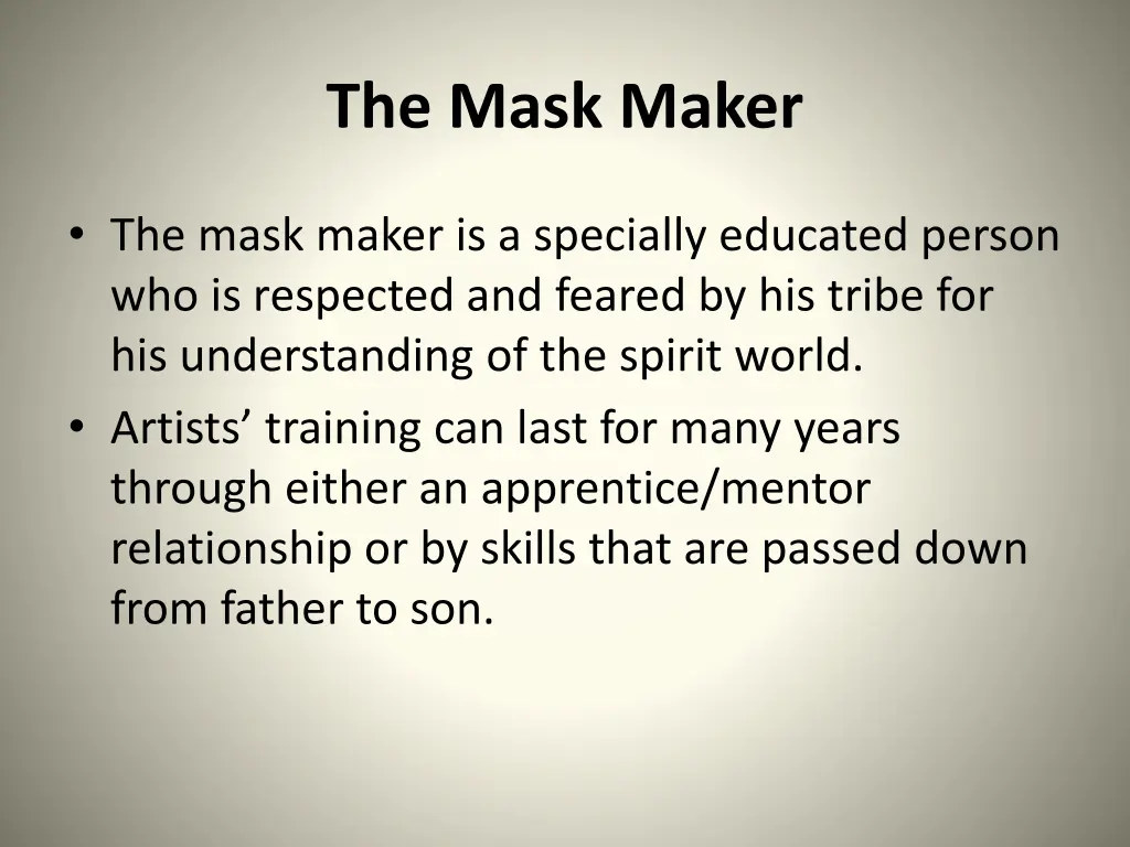 the mask maker 1