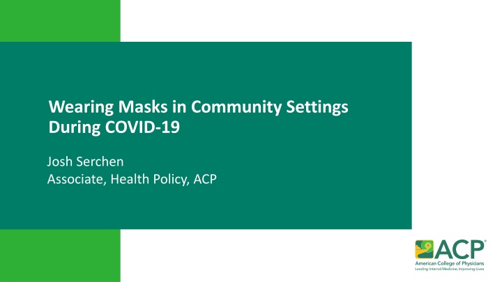 wearing masks in community settings during covid