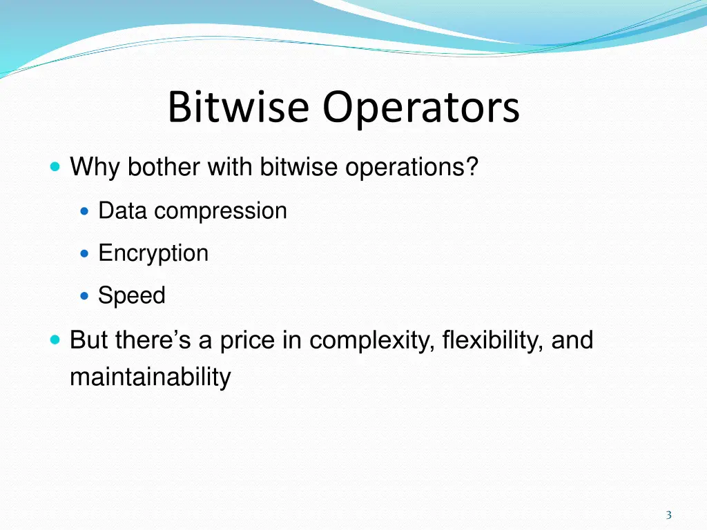 bitwise operators 1