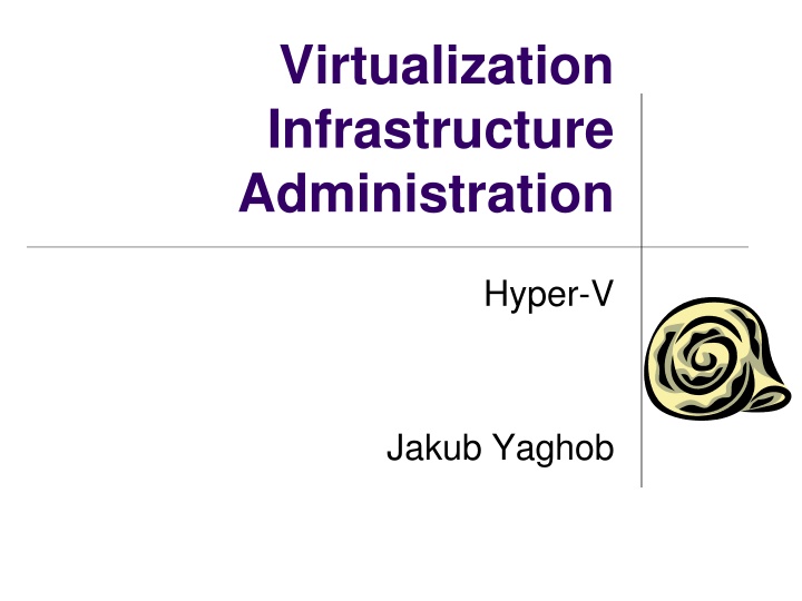 virtualization infrastructure administration