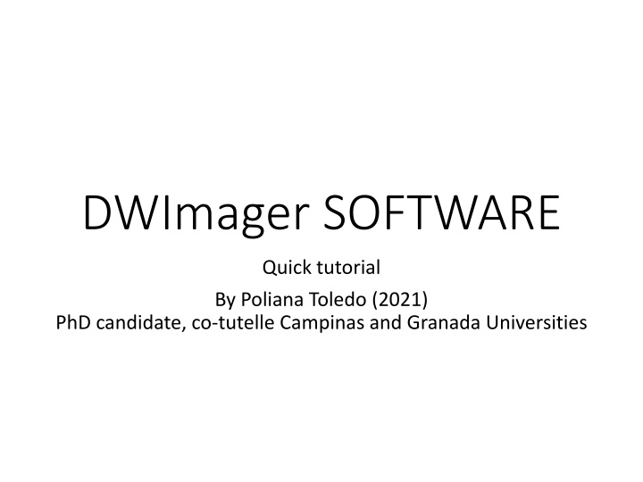 dwimager software