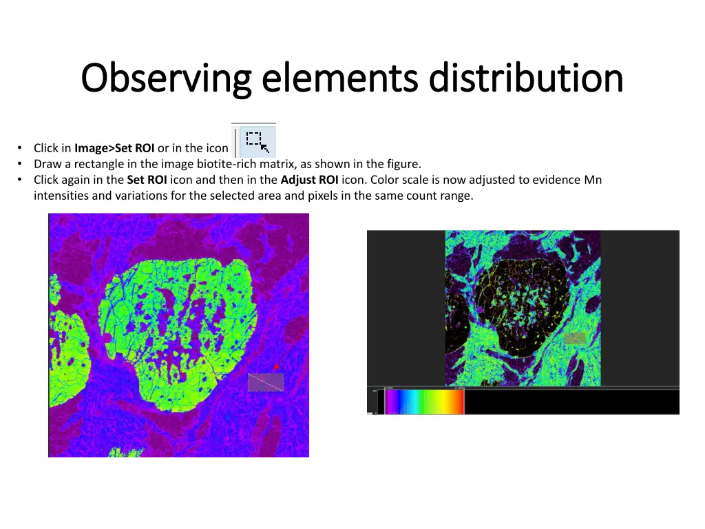 observing elements distribution observing 3