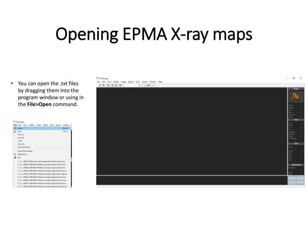 opening epma x opening epma x ray maps 1