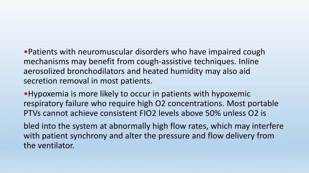 patients with neuromuscular disorders who have