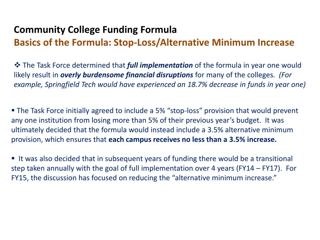 community college funding formula basics 3