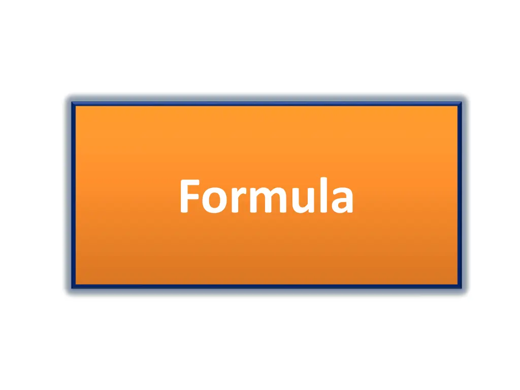 formula