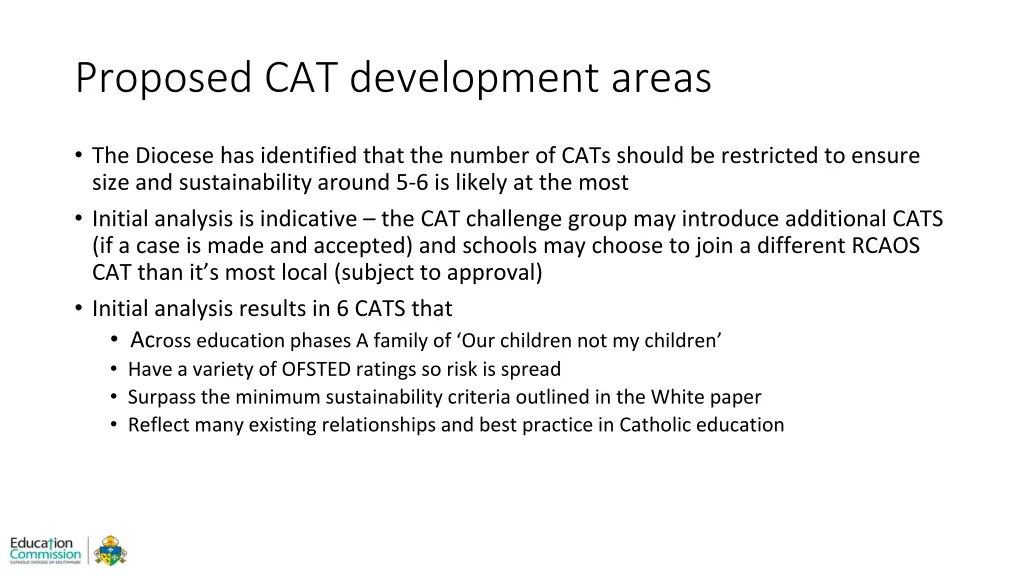 proposed cat development areas